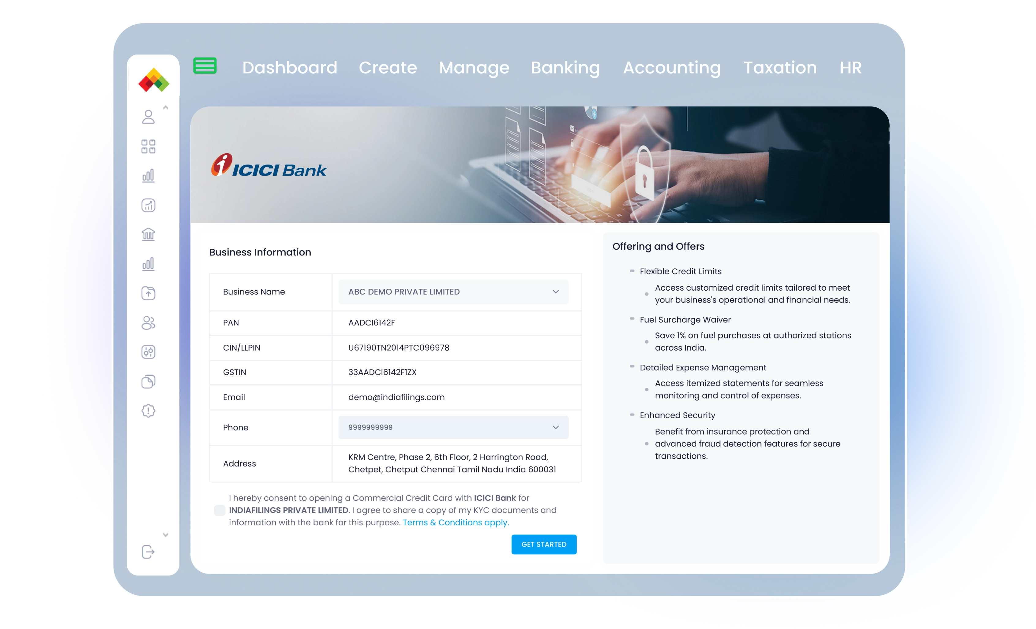 LEDGERS ICICI