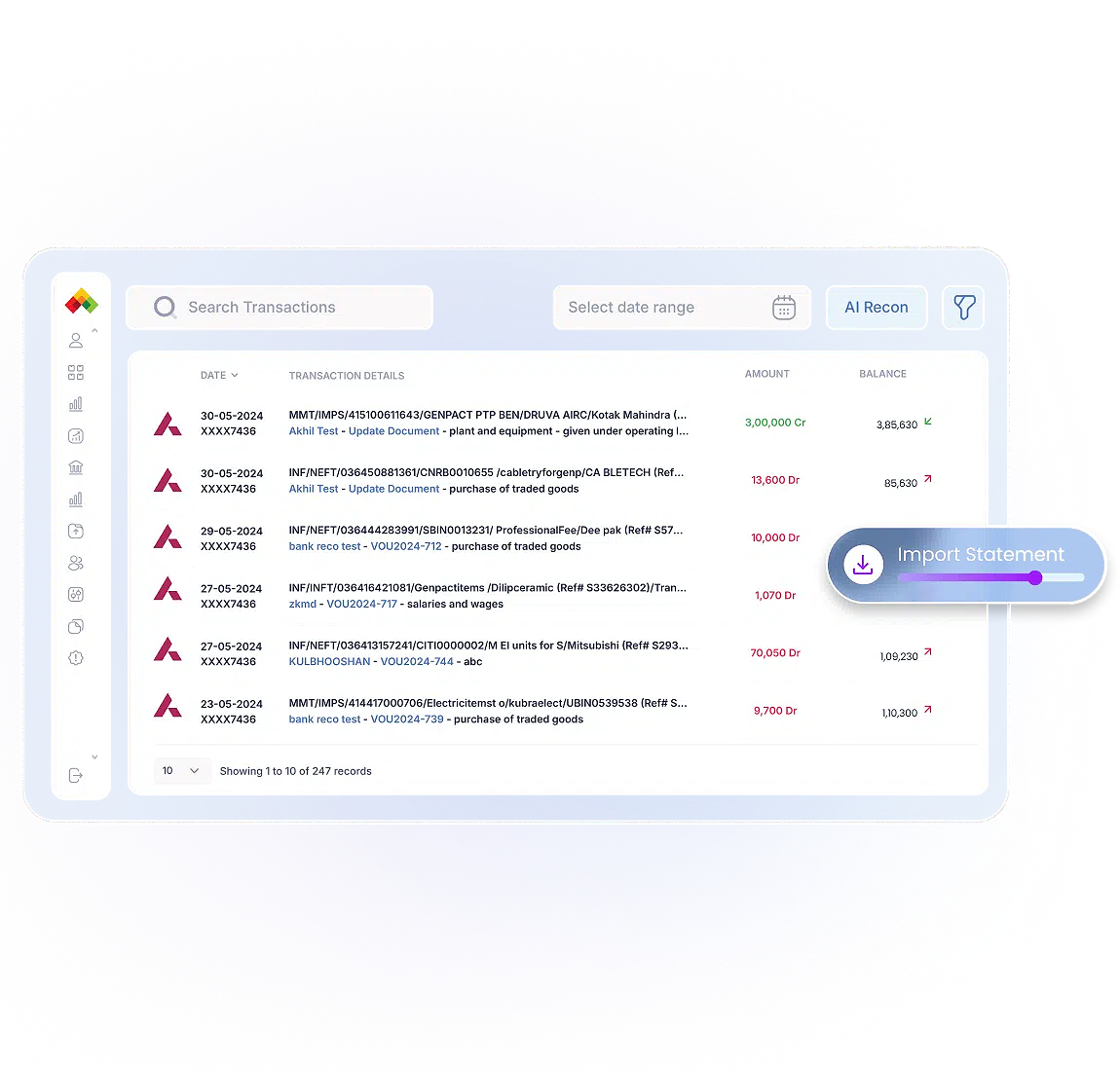 Banking Integration with Real-Time Transaction Sync