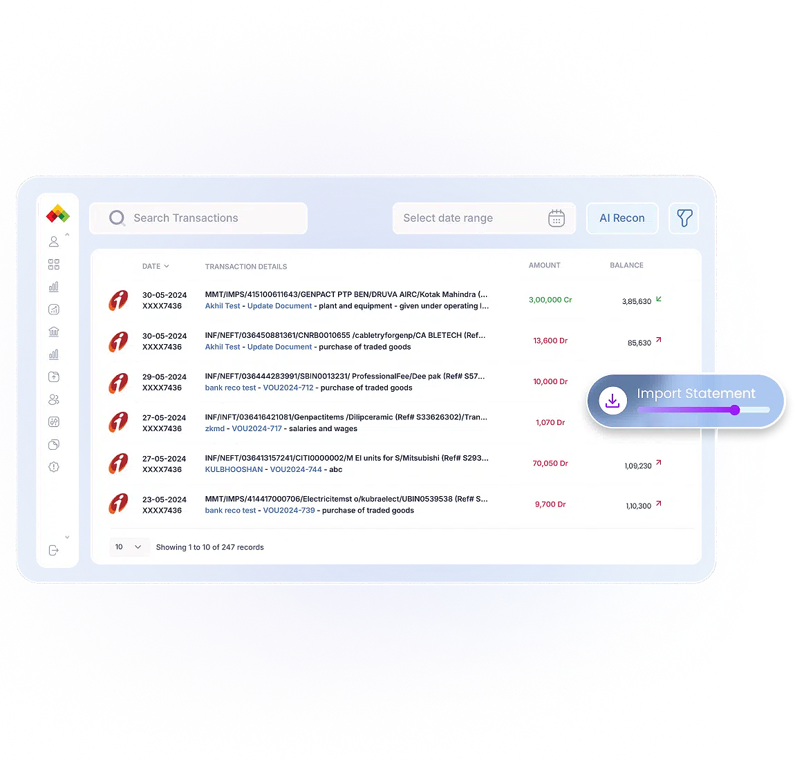 Banking Integration with Real-Time Transaction Sync