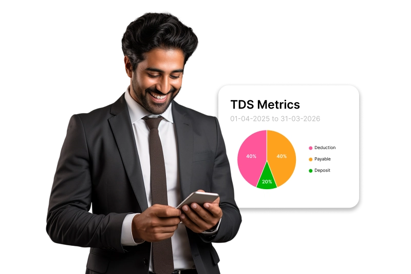 TDS software features and benefits - LEDGERS TDS compliance software dashboard