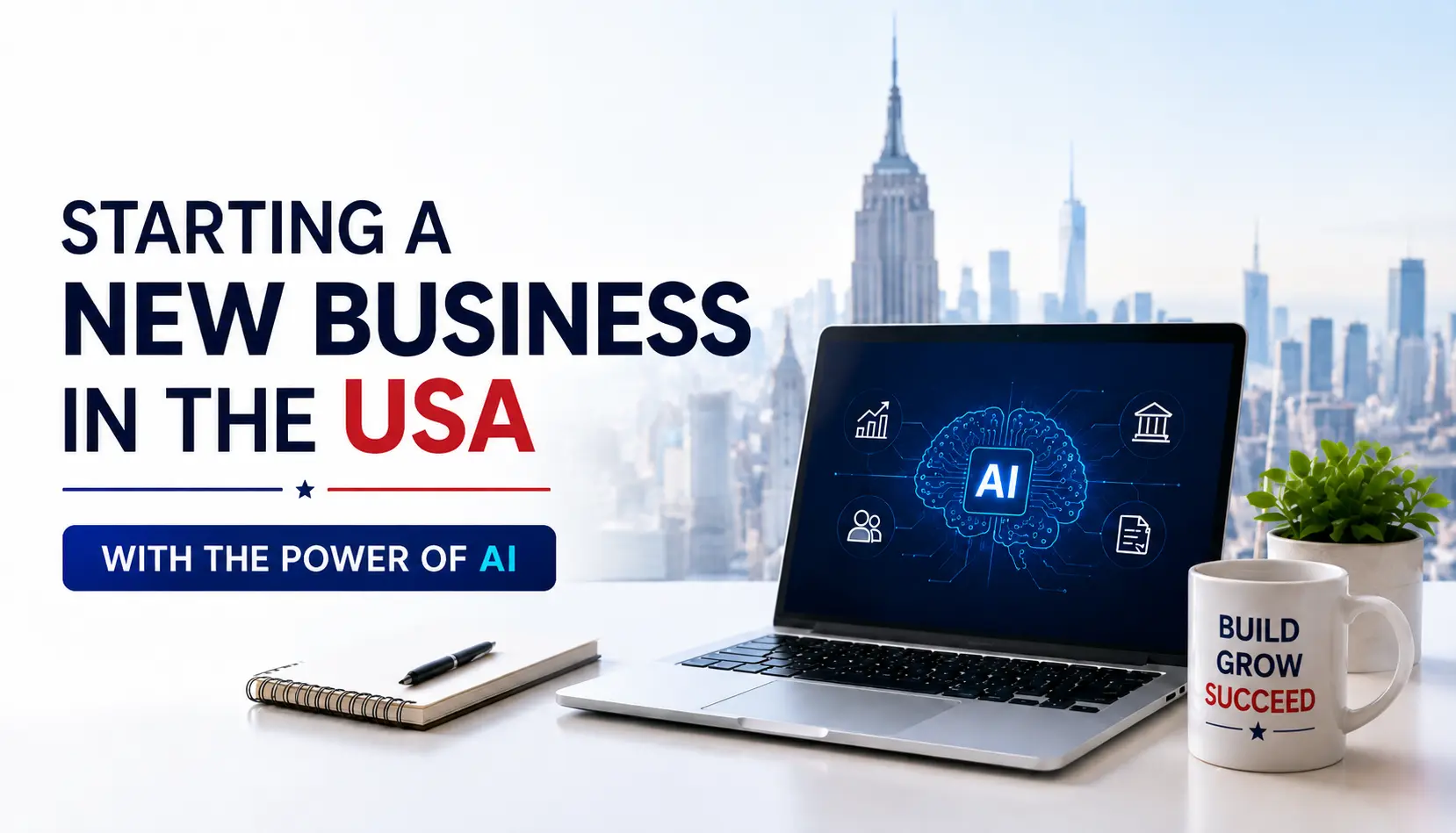 Starting A NEW Business IN THE USA With THE Power OF AI